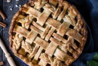 Zesty Vegan Ginger Apple Pie