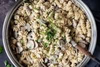 Velvety Plant-Based Mushroom Pasta with Truffle Essence