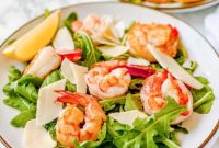 Zesty Shrimp Arugula Salad
