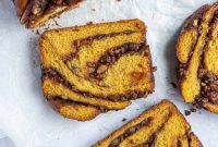 Decadent Vegan Pumpkin Pecan Babka