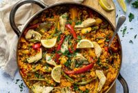Vegan Vegetable Paella