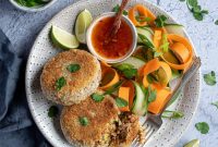 Vegan Thai Red Curry Mock Fish Cakes