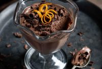 Decadent Vegan Chocolate Orange Pots