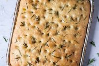 Rustic Rosemary and Sea Salt Focaccia