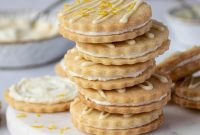 Zesty Vegan Lemon Sandwich Cookies
