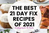2021’s Must-Try 21 Day Fix Recipes