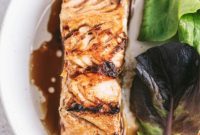 Golden Honey Glazed Salmon