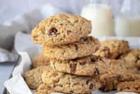 Vegan Peanut Butter Oatmeal Cookies