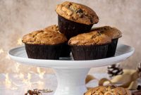 Festive Vegan Stollen Muffins