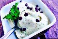 Healthy Mint Chip Banana Nice Cream