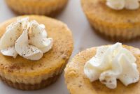 Gluten Free Mini Pumpkin Cheesecake Bites