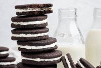 Minty Chocolate Vegan Cookie Stacks