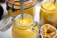 Zesty Vegan Passion Fruit Curd