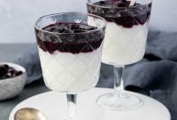 Creamy Coconut Rice Pudding with Berry Compote