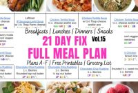 21 Day Fix Meal Plan: Volume 15
