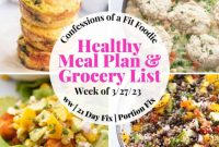 Nourish Your Week: Healthy Meal Plan