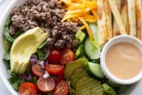 Ultimate Burger Bowls with Secret Sauce
