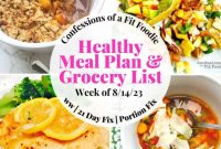 Fuel Your Week Healthy Meal Prep August 14
