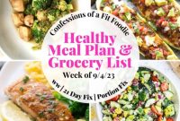 Kickstart Your Week Healthy Meal Plan September 4