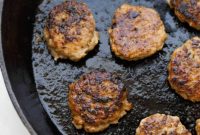 Homemade Maple Chicken Breakfast Sausages