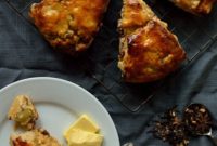 Apple, Fig, Pecan and Golden Honey Scones
