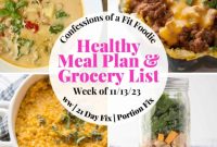Nourish Your Week: Healthy Meal Plan for November 13th