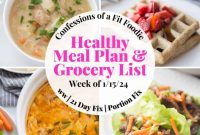 Your Healthy Weekly Meal Plan
