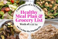 Nourishing Weekly Meal Ideas