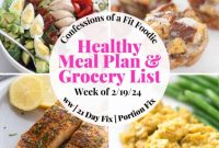 Your Healthy Weekly Meal Plan for February 19th