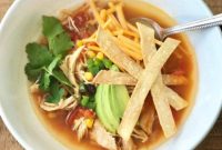 Comforting Instant Pot Chicken Tortilla Soup