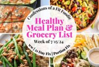 Nourish Your Week Meal Plan for July 15