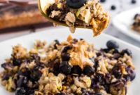 Gluten Free Vegan One Pan Blueberry Zucchini Baked Oatmeal