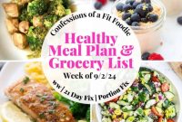 Healthy Weekly Meal Plan for the Week of September 2 2024