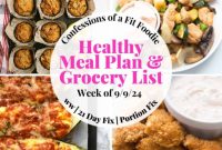 Your Healthy Weekly Meal Plan For September 9 2024