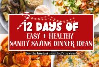 12 Nights of Simple, Nourishing Dinners