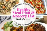 Healthy Weekly Eating Guide: January 27th