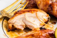 Glazed Sticky Chicken Thighs: Air Fried or Oven Baked