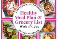 Your Healthy Weekly Meal Plan for May 5th