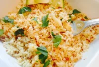 Zesty Cilantro Lime Cauliflower Rice