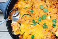 Speedy Skillet Zucchini Enchilada Supper