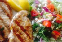 Zesty Lemon Herb Grilled Pork Chops