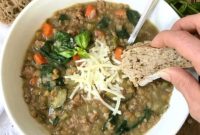 Hearty Instant Pot Sausage and Lentil Soup