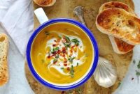 Soul Warming Spiced Red Lentil and Root Vegetable Soup