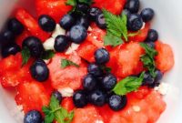 Watermelon Feta Blueberry Delight