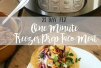 Fast & Freezable Instant Pot Taco Meat