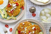 Golden Feta Corn Fritters