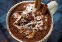 Velvety Vegan Gingerbread Hot Chocolate
