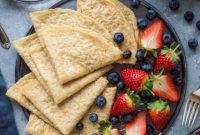 Decadent Vegan Crepes with Berry Compote and Rich Chocolate