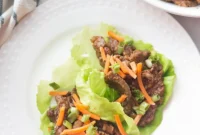 Tender Asian Steak Lettuce Wraps Instant Pot and Slow Cooker