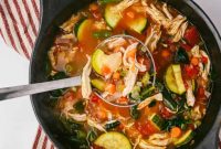 Set-It-and-Forget-It Chicken Vegetable Soup